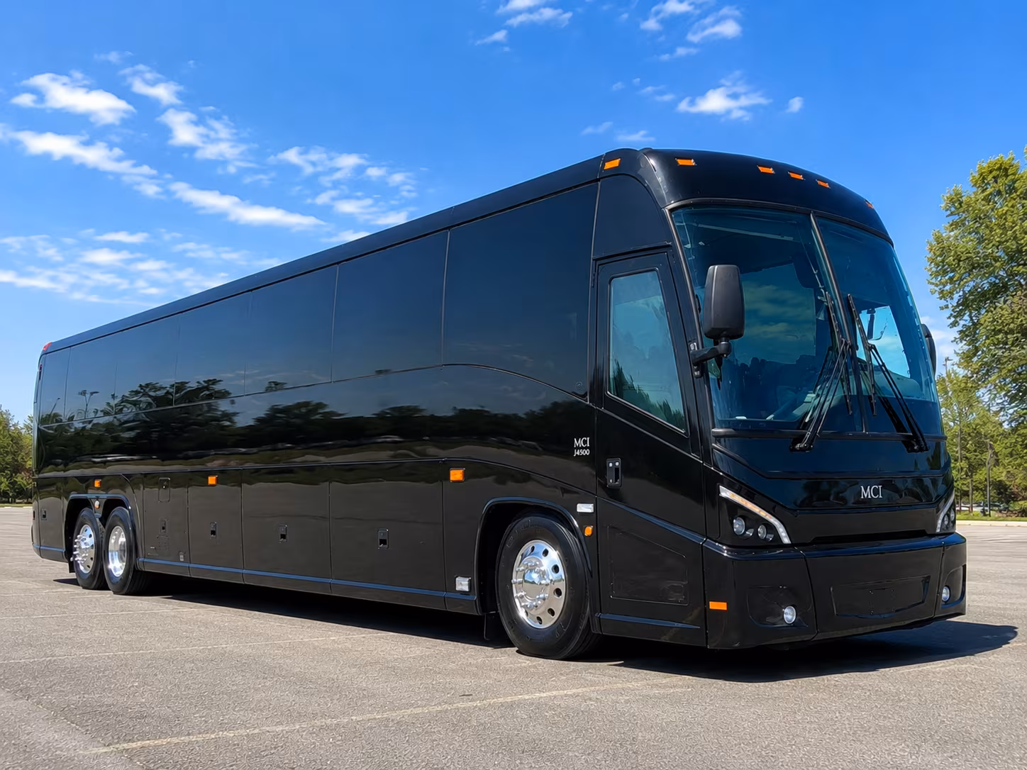 aurora polished and efficient corporate charter bus rentals