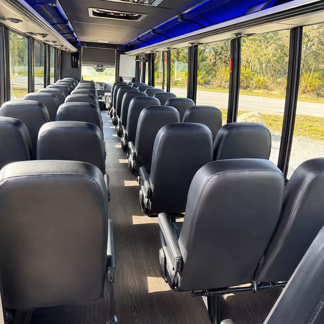 pueblo airport transportation onboard seating