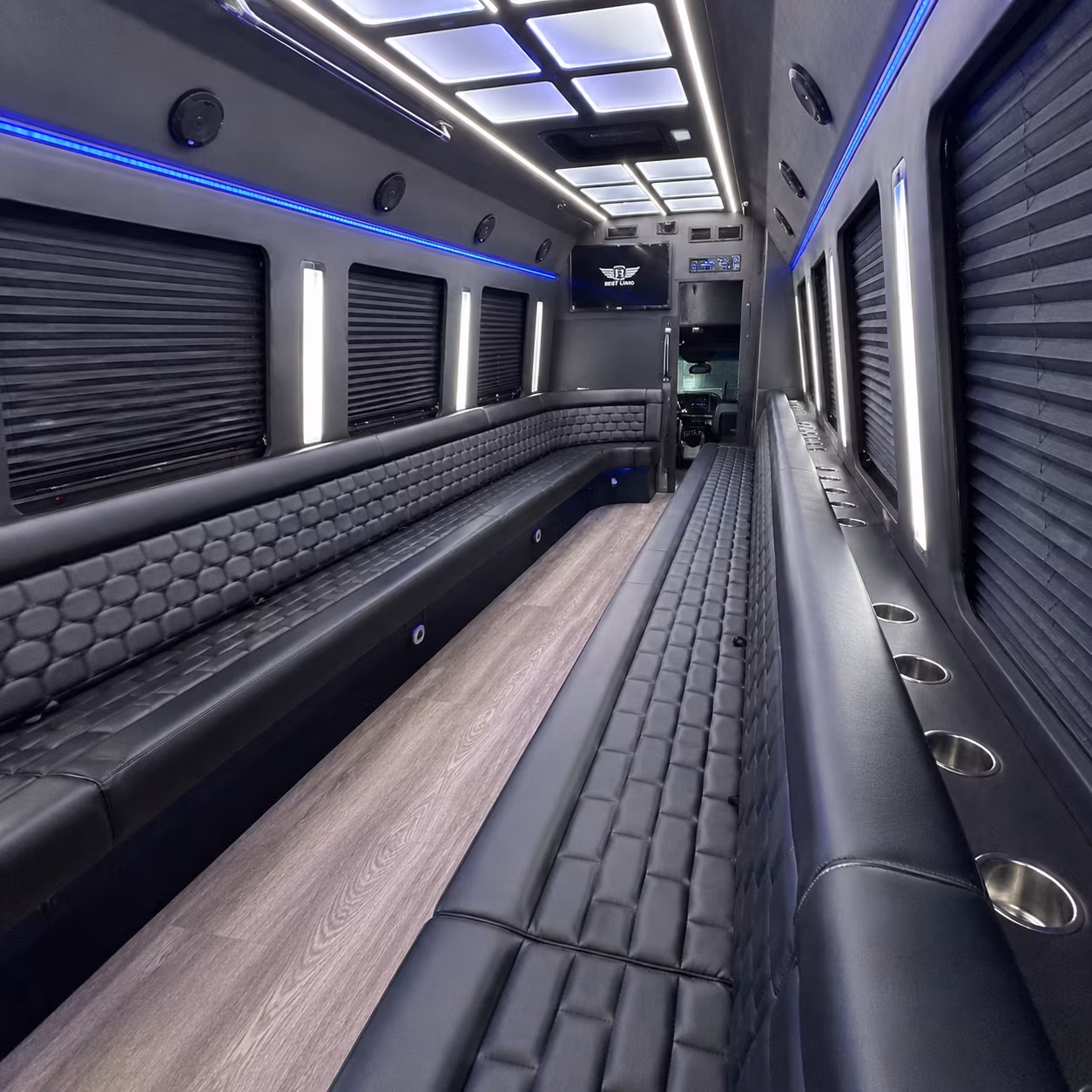 pueblo party bus rentals inside